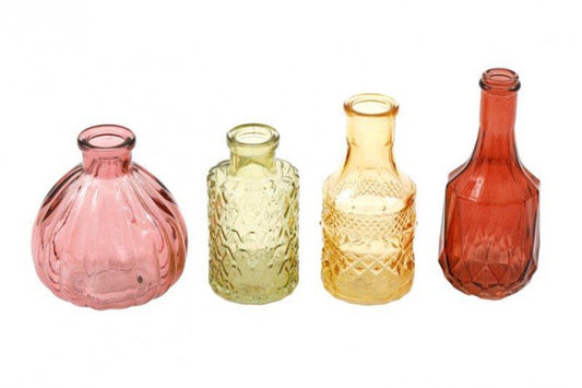 S/4 Bloomsbury Posy Vase Bottles