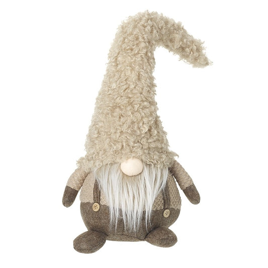 Sitting Gonk in Fluffy Hat available in Medium (20cm) and Large (33cm )