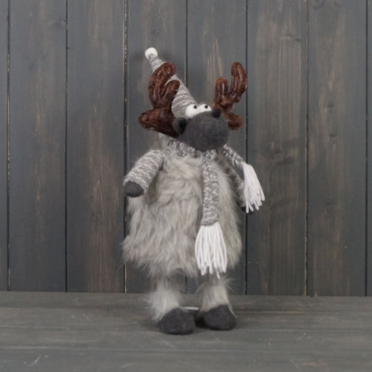 Medium Plush Standing Reindeer